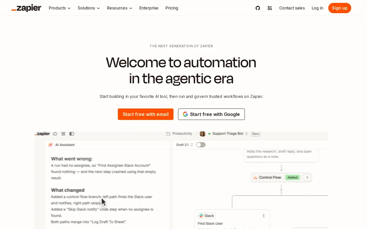 Zapier screenshot