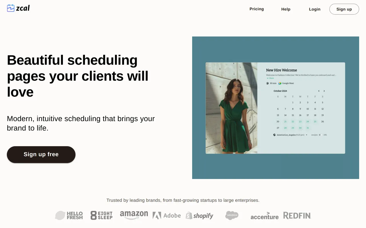 Zcal screenshot