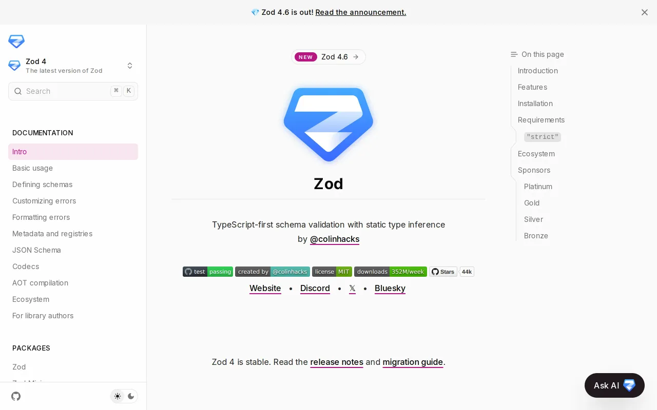 Zod screenshot