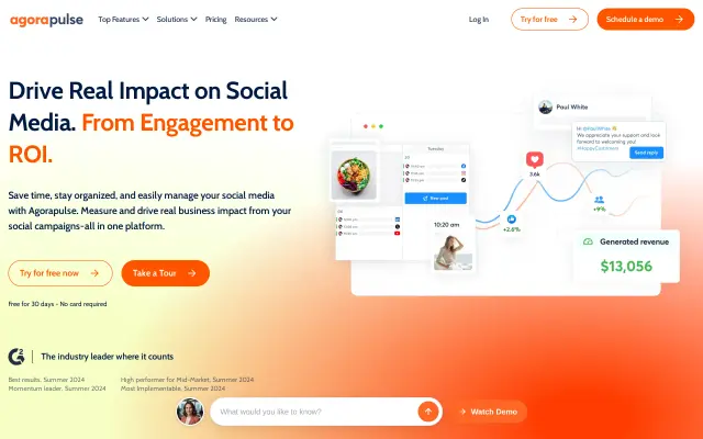 Agorapulse preview