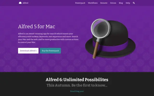 Alfred preview