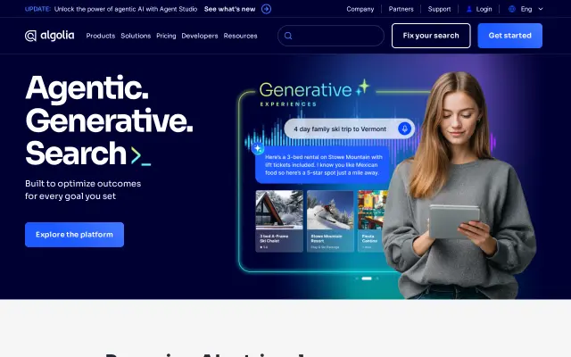 Algolia preview