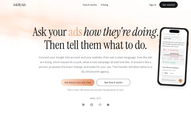 AskMyAds preview