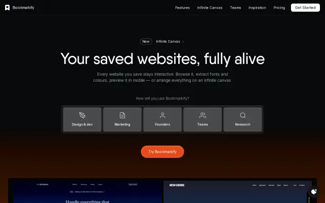 Bookmarkify preview