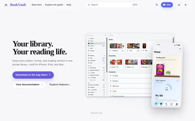 BookVault preview