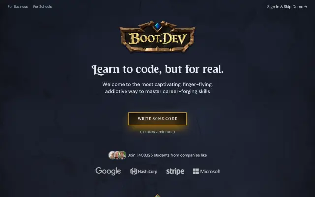Boot.dev preview