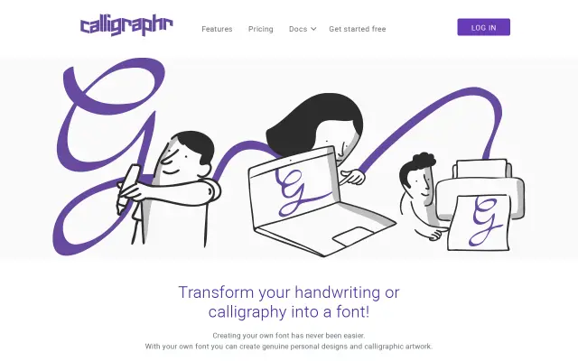 Calligraphr preview