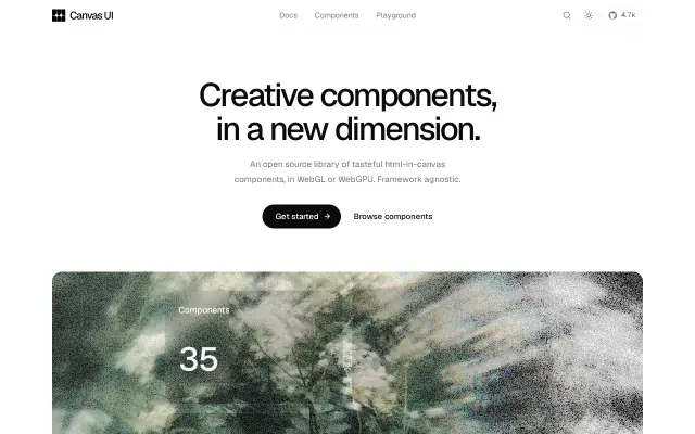 Canvas UI preview
