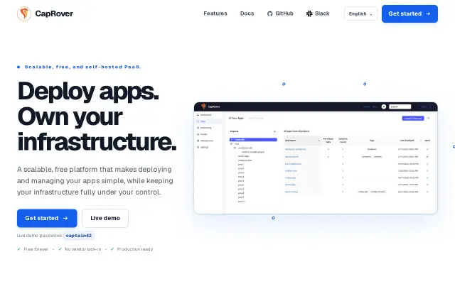 CapRover preview