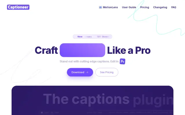 Captioneer preview