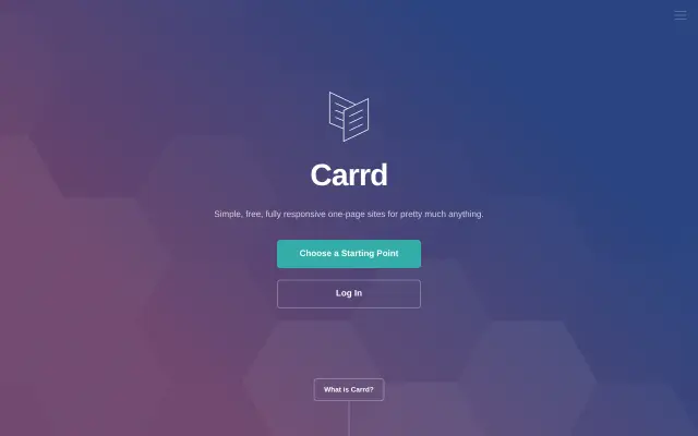 Carrd preview