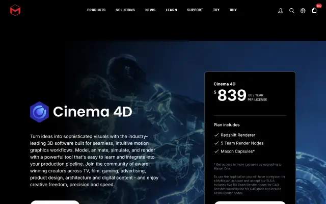 Cinema 4D preview