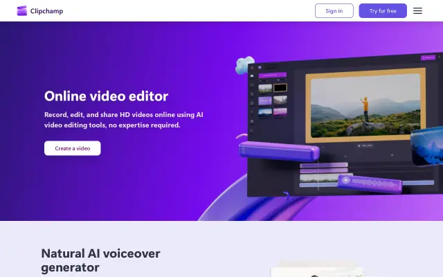 Clipchamp preview