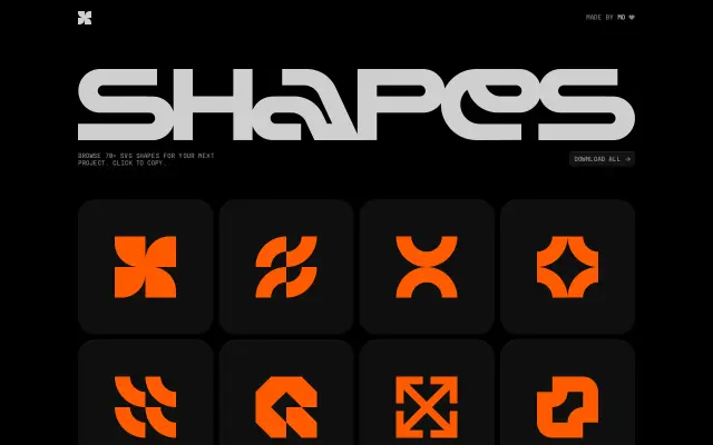 Copy-Paste SVG Shapes preview