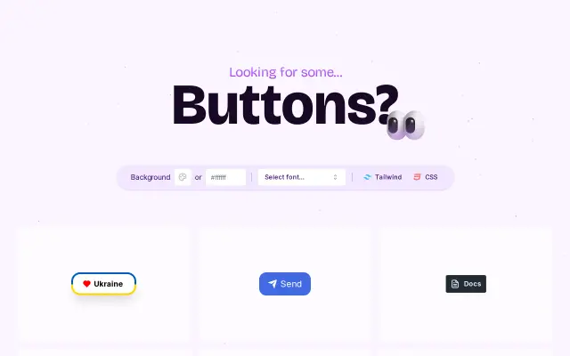 CSS Buttons preview