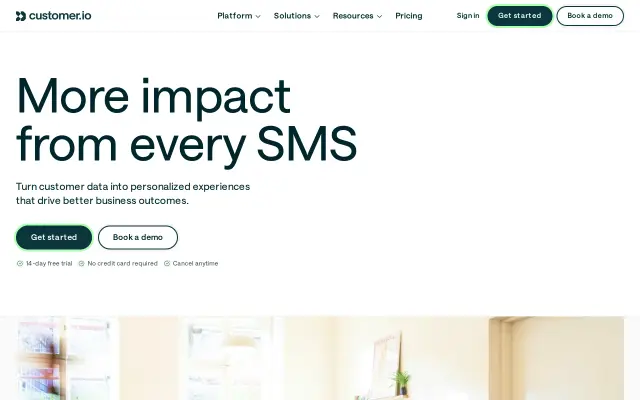 Customer.io preview