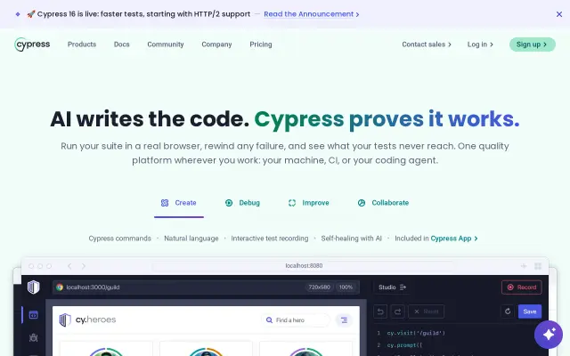 Cypress preview