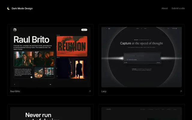 Dark Mode Design preview