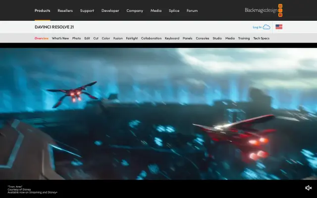 DaVinci Resolve preview