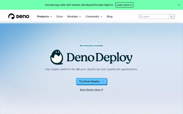 Deno Deploy preview