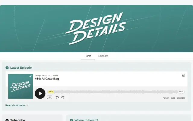 Design Details preview