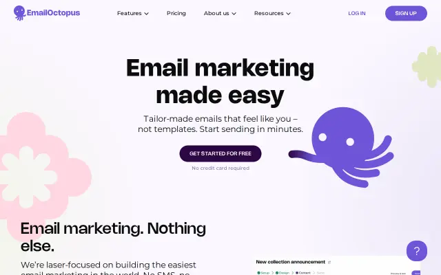 EmailOctopus preview