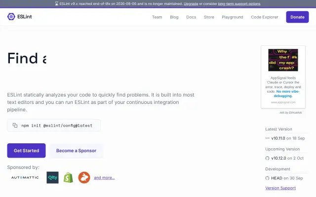 ESLint preview