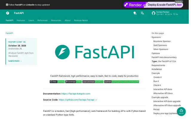 FastAPI preview