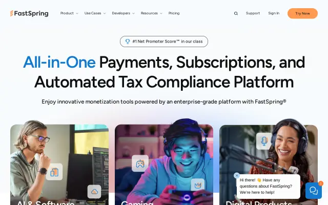 FastSpring preview