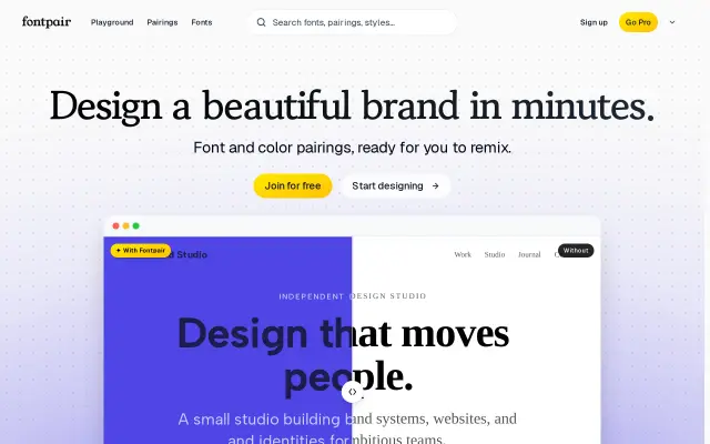 Fontpair preview