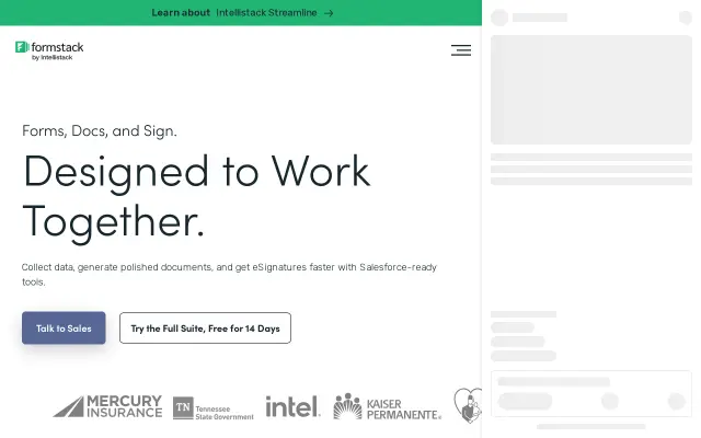 Formstack preview