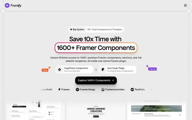 Framify preview