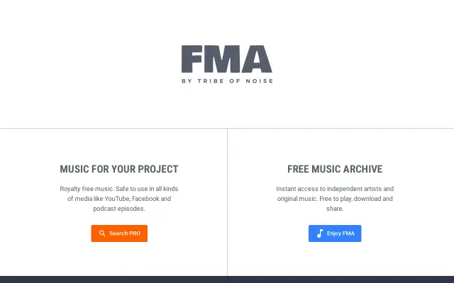 Free Music Archive preview