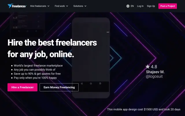 Freelancer preview