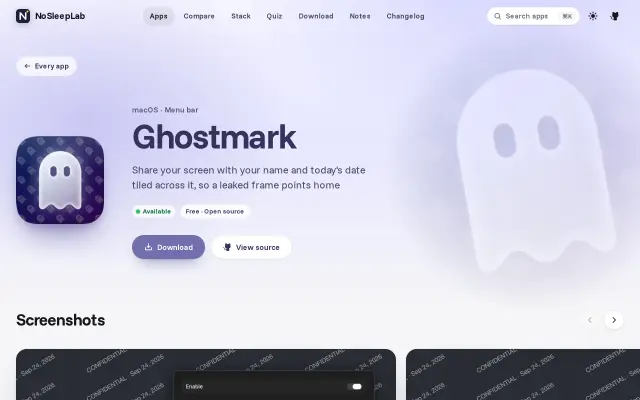 Ghostmark preview