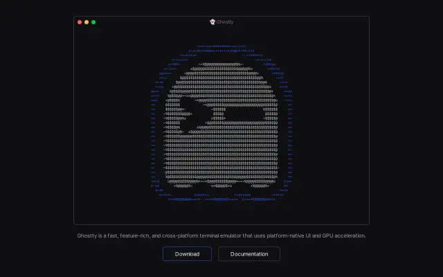 Ghostty preview