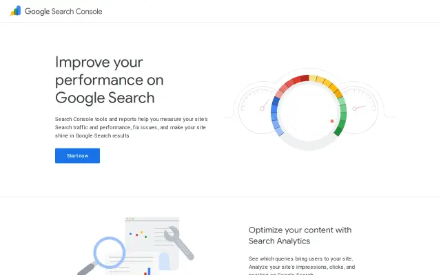 Google Search Console preview