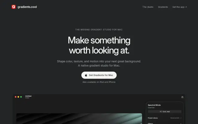 Gradients.cool preview