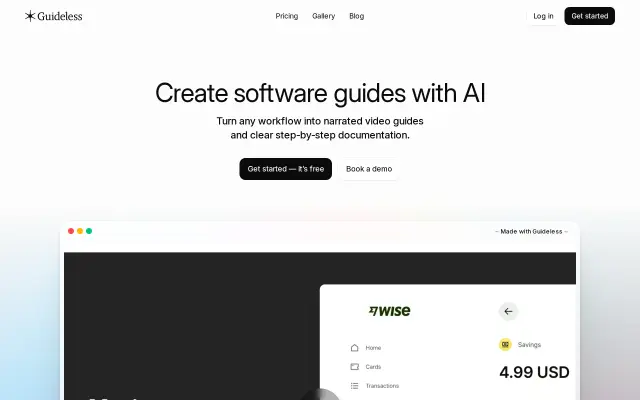 Guideless preview