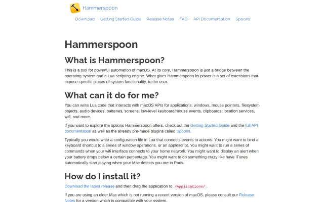 Hammerspoon preview