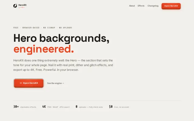HeroKit preview