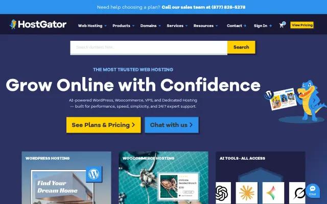 HostGator preview