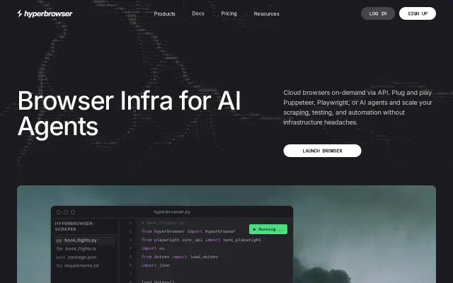 Hyperbrowser preview