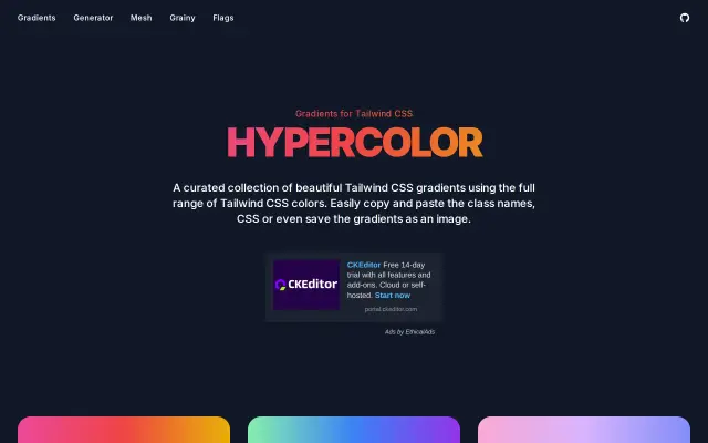 Hypercolor preview