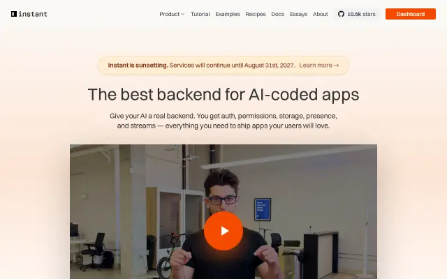 InstantDB preview