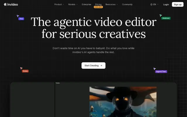 InVideo AI preview
