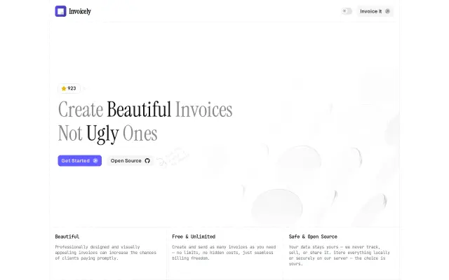 Invoicely preview