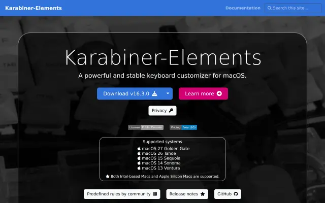 Karabiner-Elements preview