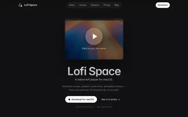 Lofi Space preview