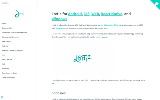 Lottie preview